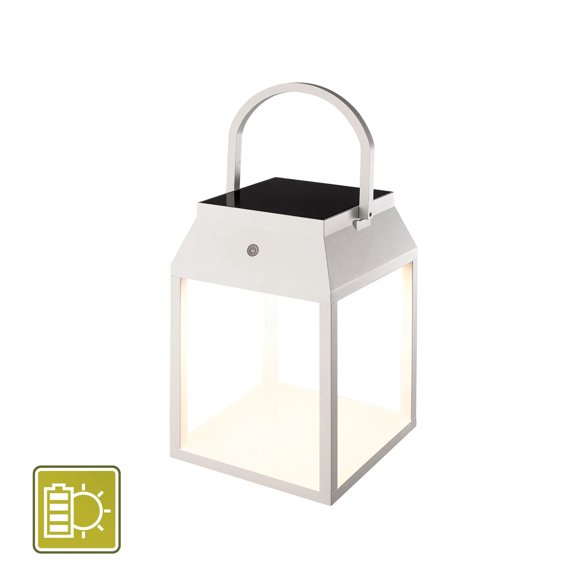 M7091  Sapporo Small Solar Portable Lantern 3W LED IP54 White